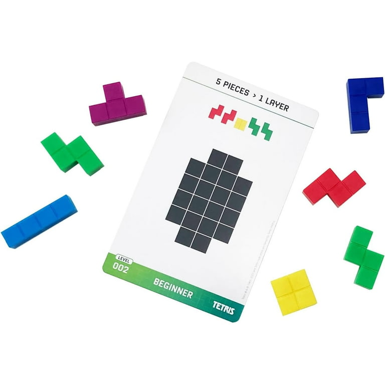 Brainwright - Tetris STAX - Tetrimono Packing Puzzle - 48 Pieces