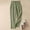 Army Green1, variant on Juslio Womens Pants Linen Pants Women Loose Comfy Elastic Waist Casual Work With Pockets Solid Color Drawstring Beach