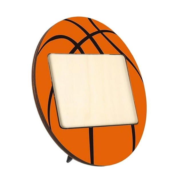 simhoa Wooden Photo Frame Tabletop Picture Frame for Sports Party Teammates Athlete basketball