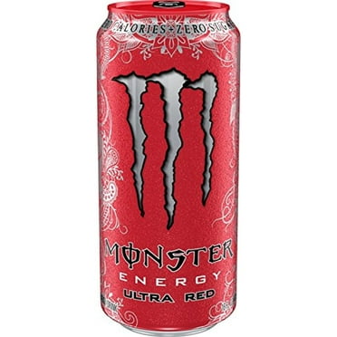 Monster Energy Ultra Energy Drinks 6 - 16Oz Cans (Ultra Red)