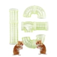 thumbnail image 1 of Juego de tubos para hámster, de tubo para hámster, tubo externo de aventura, 8 Uds., juguete para hámster DIY para patio de de hámster, Amarillo Yinane Tubos de hámster, 1 of 8