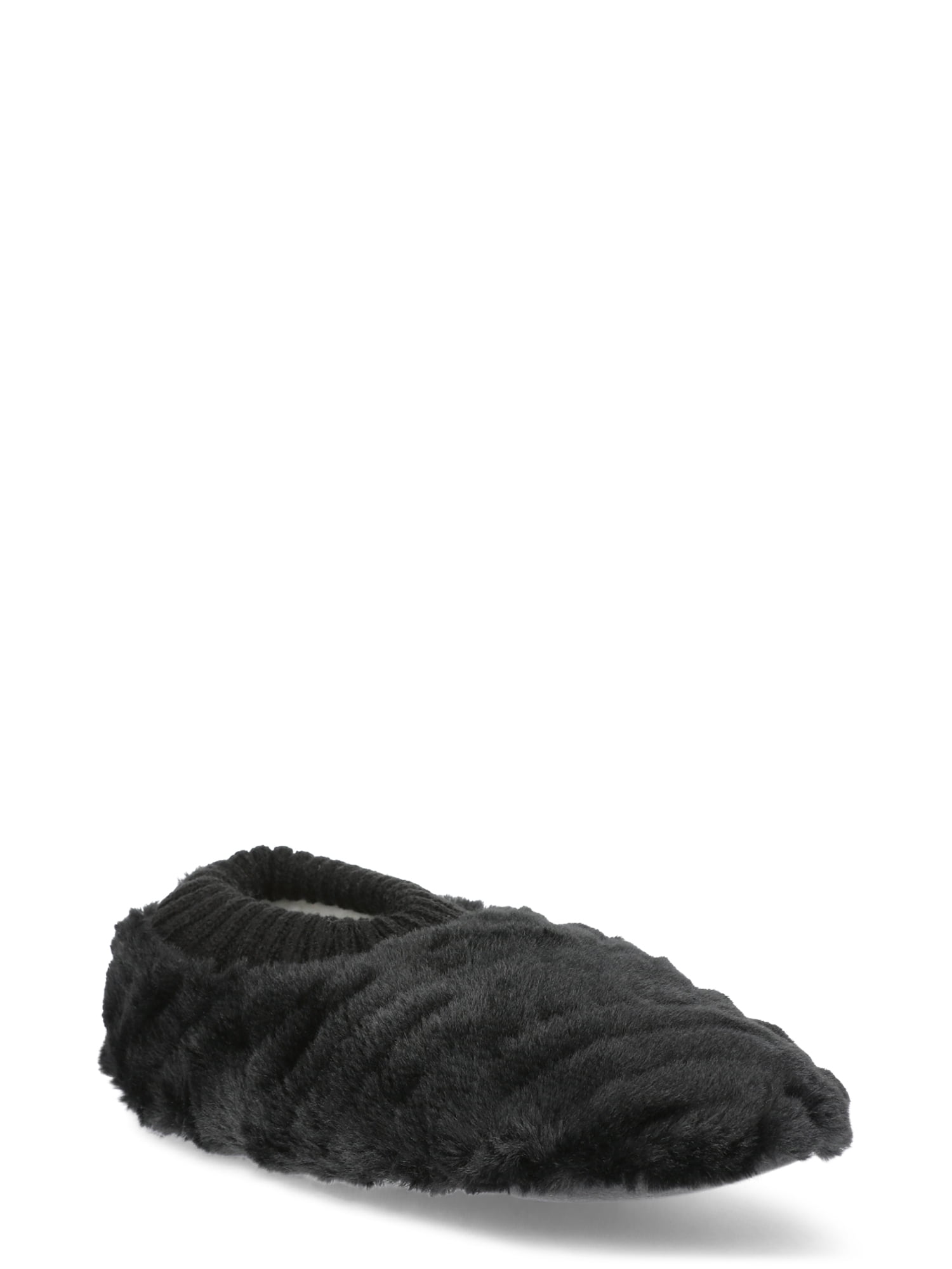 Fuzzy Babba Women's Textured Faux Fur Slipper Socks, 1-Pack, One Size