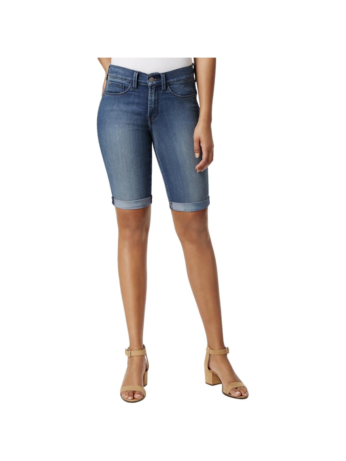 tummy control jean shorts