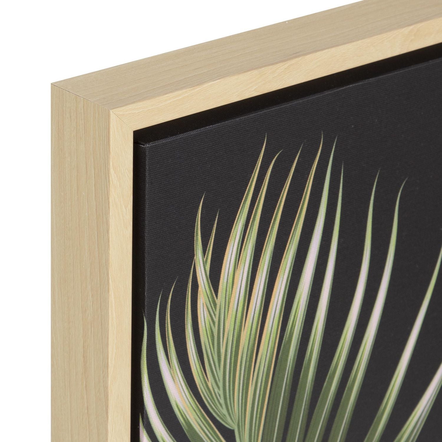 hometrends Palm 2 Framed Canvas Art