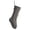 Gray, variant on JIhuahe Cute Christmas Stocking with Solid Color and Dough Twists Knitting Design, Stocking Pendant for Fireplace, Shop Window, and Holiday Decor,Black