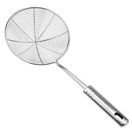 Stainless Steel Spider Strainer/Skimmer/Ladle for Cooking and Frying, Chirano Kitchen Gadgets Wire Strainer Pasta Strainer Spoon