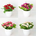 thumbnail image 3 of Simulated Flower Pot Colorful Roses Floor Decoration Plastic Showcase Home Yard Simulation Bonsai for Dinning Table, 3 of 9