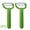 Green*2, variant on MAXFAVOR Red Ceramic Sharp Peeler Fruit Vegetable Potato Cabbage Parer Kitchen Portable Tool
