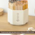 thumbnail image 2 of CNKOO CLEARANCE! 360 Degree Rotating Pen Holder Creative Large Capacity Desktop Storage Box Pencil Organizer School Stationery, 2 of 5