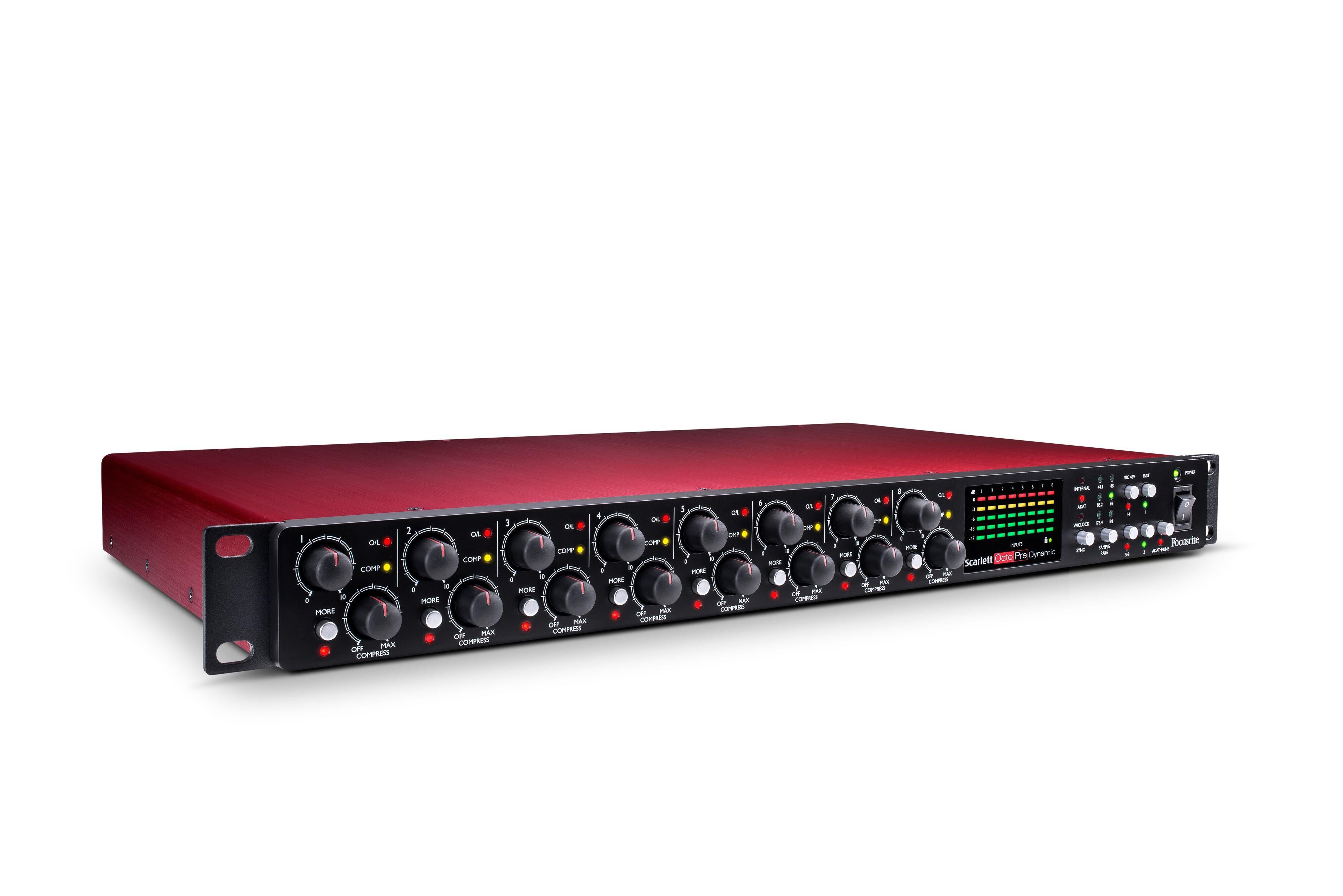 Focusrite Scarlett OctoPre Dynamic 8-Channel Mic Pre Expansion
