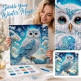 thumbnail image 4 of Animal Wall Art Owl Diamond Art Kit for Adults Full Drill 5D Diamond Painting for Adults Fantasy Gem Art for Adults Craft Kit for Home Wall Decor, 4 of 8
