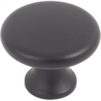 Telluride Cabinet/Bi-Fold Door Knob, 1-1/2 Inches, Matte Black by Stone Harbor Hardware
