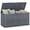Gray, variant on Gymax 120 Gal Outdoor Deck Box All-Weather Lockable Storage Bin w/ Lid & Handles Dark Brown