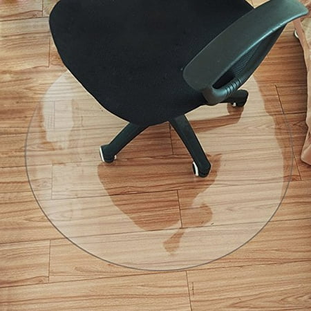 floor round chair mats hardwood protection transparent thickness cal dia sizes multi mat plastic dialog displays option button additional opens