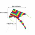 thumbnail image 3 of Teissuly Flight Kite Easy Flyer Large Giant Colourful Outdoor Activities In Strong Or Light Wind Teissuly WER202311274057, 3 of 9