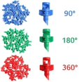 thumbnail image 1 of 25pcs Sprayer Nozzle Jet Mister Cloning Machine Hydroponic 90° 180° 360°, 1 of 4