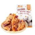 thumbnail image 2 of (6 pack) PAWUP Chicken Wrapped Dog Treats, Chicken and Double Sweet Potato Dog Treats, Chicken Jerky Chews for All Dogs, Low Fat, High Fiber, 10.6oz, 2 of 11