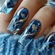 thumbnail image 4 of Uñas postizas con diseño dulce y moderno. Parches para uñas. Producto terminado. 24 piezas. Cambio gradual. Protección para uñas., 4 of 7