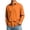 Orange, variant on GrmtClth Mens Shirts Solid Long Sleeve Button Down Collared Wrinkle Free Stretch Regular Fit Business Casual Dress Tops Royal Blue L