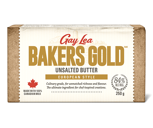 Gay Lea Beurre Non Sale Baker's Gold 250g Gay Lea Baker's Gold Beurre Non Sale 250g