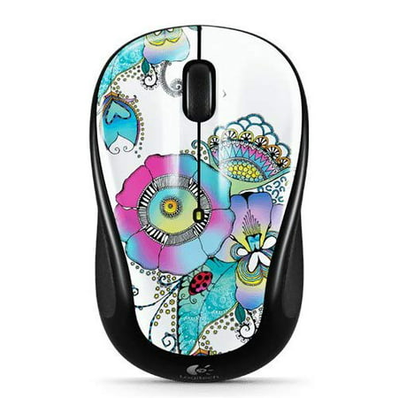Refurbished Logitech M325 Wireless Mouse With Designed-For-Web Scrolling Lady On The