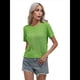 thumbnail image 3 of Suéter de Cuello Redondo Color Sólido Verde M, 3 of 5