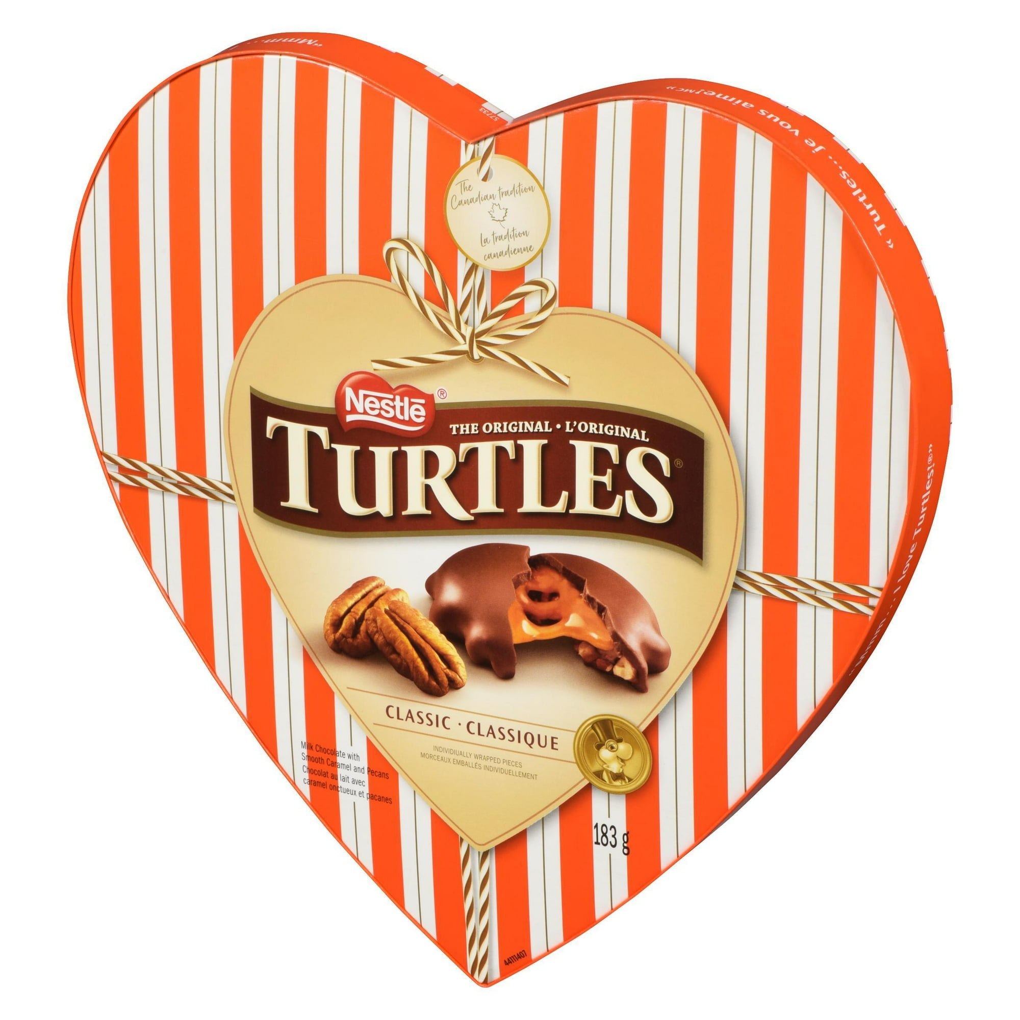 Boîte Saint-Valentin en forme de coeur NESTLÉ TURTLES classique
