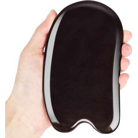 Gua Sha Massage Tool,Bian Stone Face Massager,Gua Sha Facial Tools,Guasha Tool for Face & Body,Big Enough Gua Sha Stone for Comfortably Hold,Face Sculpting Tool,Gua Sha Scraping Massage Tools (Square)