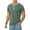 06-Vg Dark Green, variant on Iceglad Mens Henley Short Sleeve T-Shirt Cotton Lightweight Button T-Shirts Basic Casual Shirts Vg Blue L