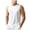 White, variant on idosla Men's Sleeveless Shirts Quick Dry Tank Tops for Men Sun Protection UPF 50 Athletic Gym Workout Muscle Shirts (Dark Gray, 4XL)