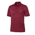 thumbnail image 1 of Monterey Club Men's Lightweight Heather Melange Jersey Golf Polo Shirt #1023, 1 of 2