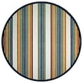 thumbnail image 6 of Leick Home Blithe Rectangle Colorful Stripes Indoor/Outdoor Area Rug, 5'3"x7', 6 of 7