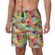 thumbnail image 1 of Fotbe Colorful Fish 2 Traje de Baño para Hombre – Shorts de Natación de Secado Rápido con Forro y Bolsillos-Small, 1 of 6