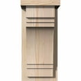 thumbnail image 2 of 7 1/2"W x 8"D x 16"H Pescadero Smooth Corbel w/Backplate, Douglas Fir, 2 of 9