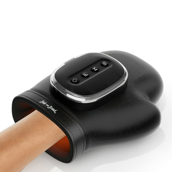 Bob and Brad Hand Massager with Heat and Compression, Individual Fingers, Cordless Portable HandSpa for Arthritis Carpal Tunnel, Pain Relief, 5 Intensity Settings