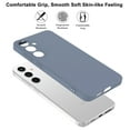 thumbnail image 5 of Galaxy S24 Case, Takfox Samsung Galaxy S24 6.2" Basic Case [Frosted] Shockproof Case Liquid Silicone Gel Rubber Soft TPU Anti-slip Bumper Thin Matte Slim Phone Case Covers,Grey, 5 of 11