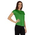 thumbnail image 2 of Inkmeso Solid Short Sleeve T-Shirt For Womens Casual Regular Fit Basic Soft T-shirts, 2 of 7