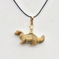 thumbnail image 3 of Tigereye Diplodocus Dinosaur with 14K Gold Filled Pendant 509259TEG, 3 of 12