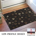 thumbnail image 3 of Paw Print Door Rugs,Washable Non Slip Door Mats Indoor,Decorative Door Mats,Entry Mat Indoor for Entrance,Bedroom,Kitchen,Bathroom,16"x24", 3 of 6