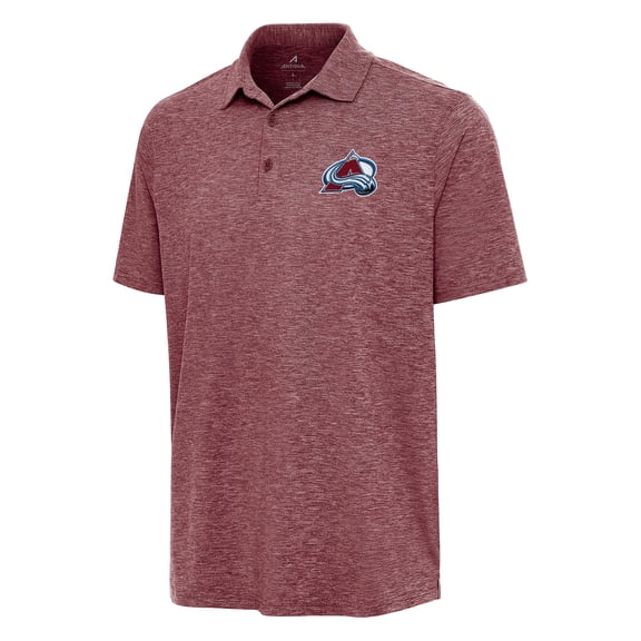 Men's Antigua Burgundy Colorado Avalanche Par 3 Polo