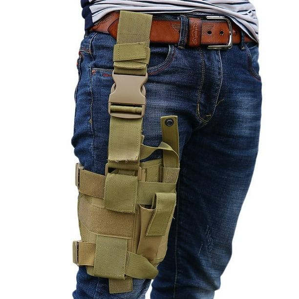 Practical Airsoft Military Tactical Drop Leg Thigh Holster Pouch Upgraded  New on sale HOT 