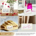 thumbnail image 3 of 120 Pcs Hot Stamping Table Cards with Removable Headband Labels and Tent Style for Events and Parties, 3 of 8