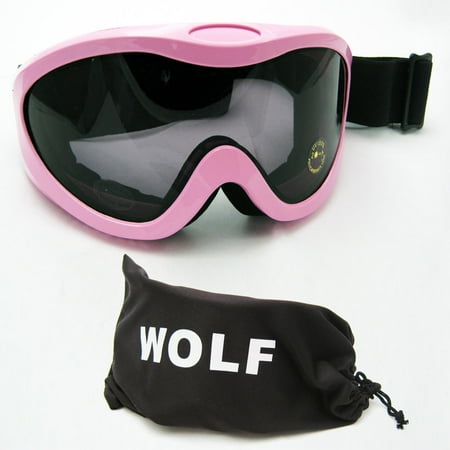 Ski Snow Goggles Snowboard Glasses Skiing Sports Adult Womens Lens Snow Pink (Best Hud Ski Goggles)