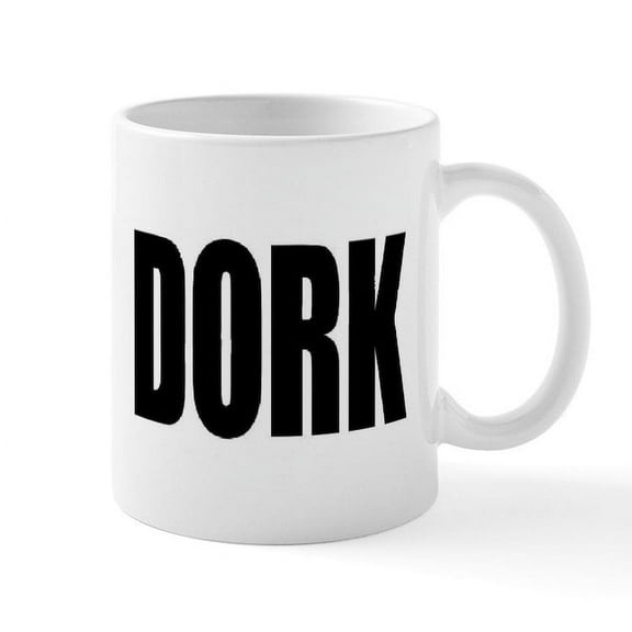 CafePress - DORK Mug - 11 oz Ceramic Mug - Novelty Coffee Tea Cup