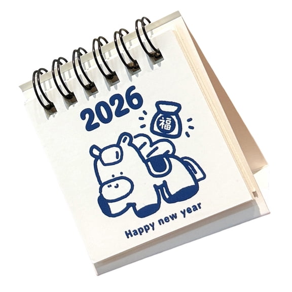 Horse 3D Paper Calendar 2026 Compacts Design For Home Office Desktop Friendly Monthly Planning Tool