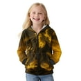 thumbnail image 4 of Chririnla Yellow Dragon Fuzzy Hooded Sweatshirt for Boys and Girls - Lightweight Comfy Casual Pullover with Pockets for Fall and Winter Outdoor Wear, 4 of 7