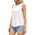 thumbnail image 5 of PRETTYGARDEN Womens Summer Tops Spring Fashion Sleeveless Tank Tops Casual Loose Fit Shirts Beach Vacation Clothes, 5 of 10