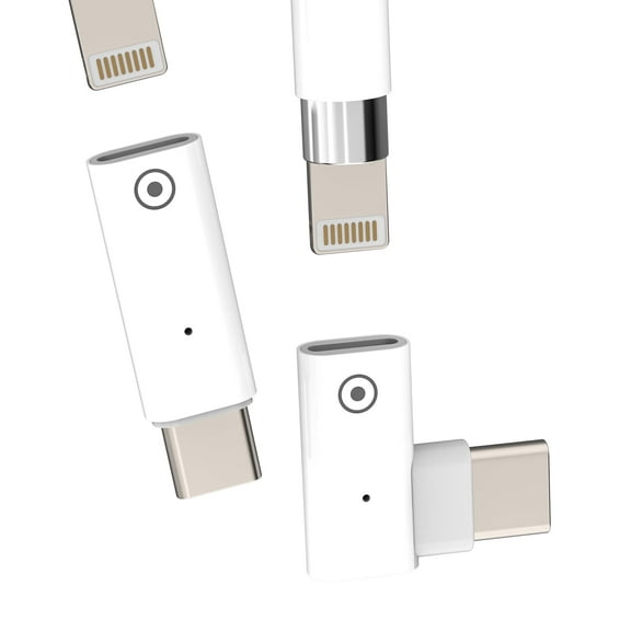 Lightning Female to USB C male Adapter for Apple Pencil 1st Generation(2Pack)for iPad Pro for iPhone Charger Cable Converter 10th Gen Accessorie Connector Type C charging MFi Certified iPencil Dongle