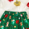 thumbnail image 4 of KPOPLK Toddler Baby Girls Pajamas Christmas Cute Santa Pjs Long Sleeve Button Snug fit 1T 2T 3T 4T 2Pcs Soft Jammies,Size 6-12 Months, 4 of 9