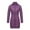 Purple, variant on Ofreoo Womens Jacket Solid Color Pocket Cultivate Oneself Long Sleeve Warm Coat The Hottest Gifts